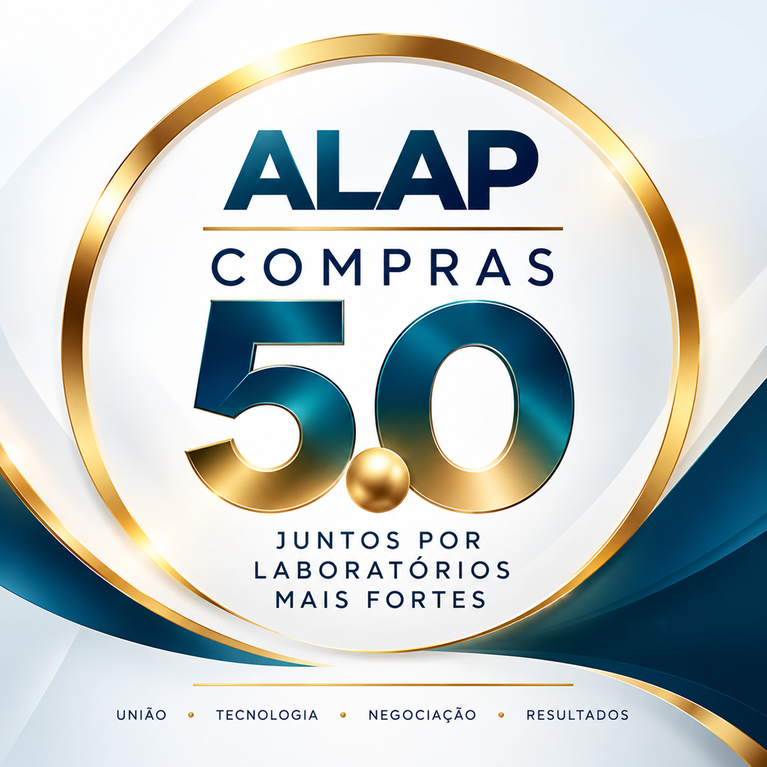 Selo ALAP Compras 5.0 Quadrado para Feed do Instagram